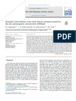 Emergence and Evolution of The South Atlantic Anomaly Revealed by The New Paleomagnetic Reconstruction SHAWQ2k