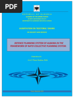 Thimi Hudhra - Defence Planning for new NATO countries - Case of Albania, Doctoral Thesis - English 2018
