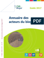 Annuaire Biogaz 2017 Sur Le Site