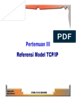 Pertemuan03 - Referensi Model TCP-IP