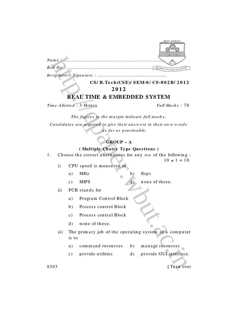 CS 802B PDF | PDF | Embedded System | System On A Chip