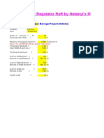 Design of Left Regulator Raft by Hetenyi's Method: Anandpur Barrage Project (Odisha)