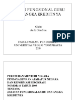 Jabatan Fungsional Guru Dan Angka Kreditnya PDF