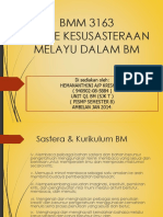 Sastera & Kurikulum BM