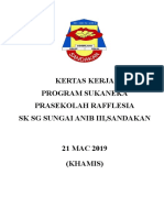 Kertas Program Sukaneka Prasekolah Rafflesia 2019
