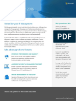 System Center 2016 Datasheet PDF