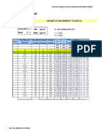 Design of Beams: 250 3600 Concrete F KG/CM Steel F KG/CM