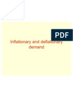 Inflationary Ad Deflationary Gap