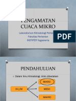 Acara 2 Pengamatan Cuaca Mikro