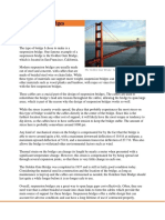 Suspension Bridges: The Golden Gate Bridge: San Francisco, California