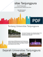 Universitas Tanjungpura Prodi Teknik Sipil Jurusan Perencanaan Wilayah dan Kota