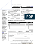 Pearson VUE Voucher Sales Order: Bill To: Ship To