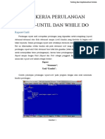 Cara Kerja Perulangan Repeat Until Dan While Do