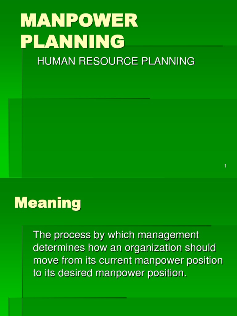 HR Planning PDF