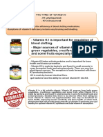 Vitamin K1 Is Important For Regulation of