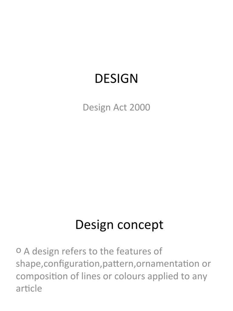 Design Protection Guidelines 2000 | PDF