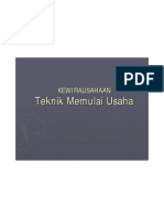 Teknik Memulai Usaha PDF