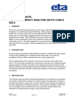 Technical Note: Rockfall Impact Analysis On Fo Cable ISS.3