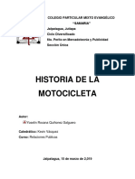 Historia de La Motocicleta