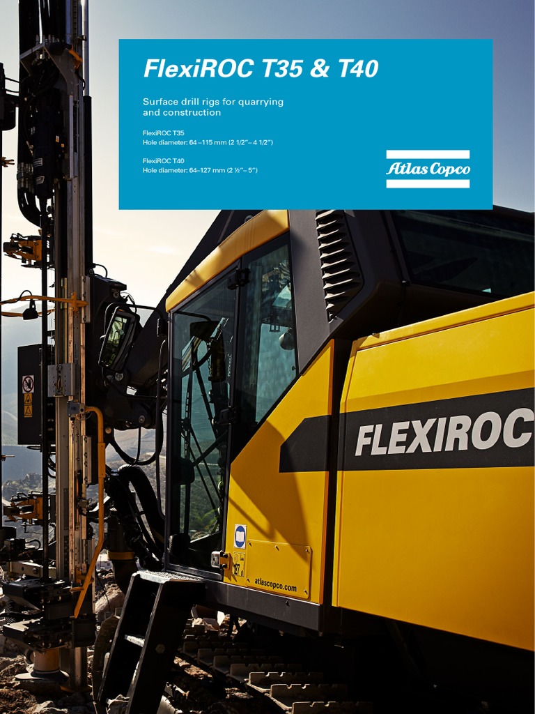 Flexiroc T35 & T40: Surface Drill Rigs For Quarrying and Construction ...