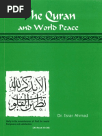 Download Quran and World Peace by kashmir SN402261 doc pdf