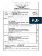 BE Chemical Syllabus PDF