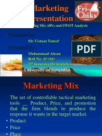 Marketing Mix and SWOT Analysis Presentation