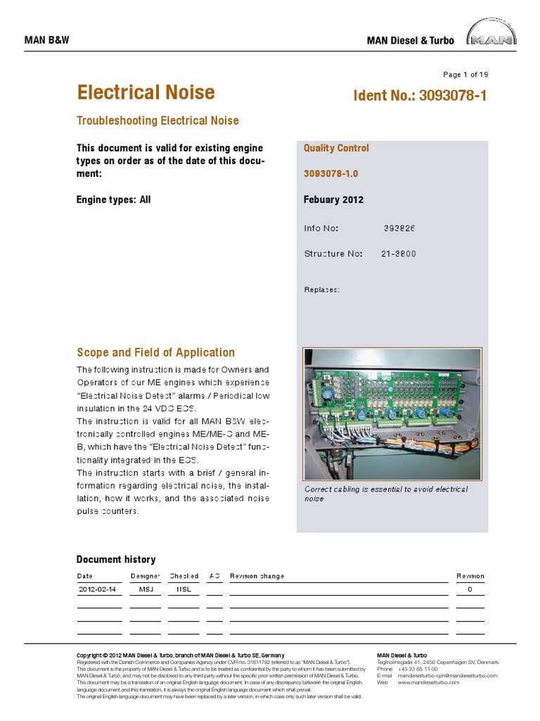 Troubleshooting Electrical Noise 3093078-1.0 PDF | PDF | Electrical ...