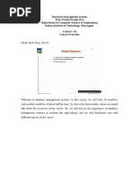 Data Base Management System: Prof. Partha Pratim Das | PDF