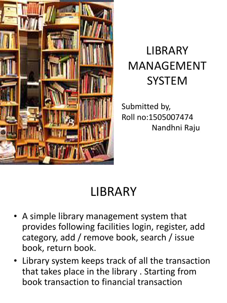 Library Management System | PDF