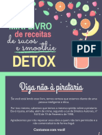 Mini Livro de Receitas de Sucos e Smoothie Detox HIIT Brasil