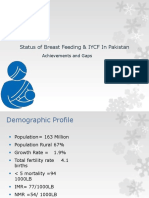 Status of Breast Feeding & IYCF in Pakistan: Achievements and Gaps