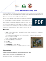 How To Make A Rosella Nesting Box PDF