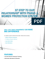 Taking First Step To Our Relationship With Phase-1 Women Protection System