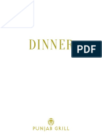 Opening Dinner Menu