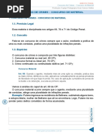 Aula 59 - Concurso de Crimes - Concurso de Material