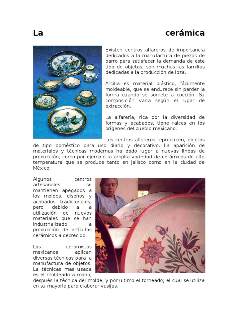 Artesanías Mexicanas | PDF | Cerámica | cerámica