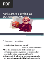 Karl Marx e a Crítica Da Sociedade Capitalista
