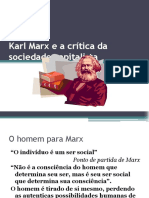 Karl Marx e A Crítica Da Sociedade Capitalista