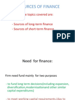 2.suorces of Finance