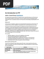 An Introduction To FTP PDF