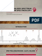Alkyl Halides Spectrum by H-NMR Spectros