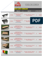 Precios Mobiliario Urbano