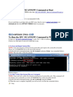 SFC /SCANNOW: Run in Command Prompt at Boot