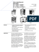 1mrk508015-Ben B en Auxiliary Signalling and Trippning Relays Rxma 1 Rxma 2 Rxms 1 RXSF 1 Rxme 1 Rxme 18 RXMH 2 RXM