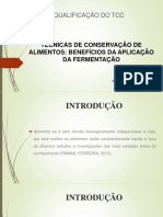 Técnicas de conservação de alimentos: benefícios da aplicação da fermentação