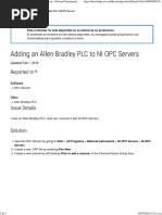 Adding An Allen Bradley PLC To NI OPC Servers - National Instruments