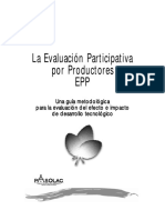 Evaluacion Participativa Por Productores PDF