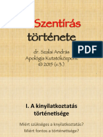 Szalai A Szentiras Tortenete 2015 PDF