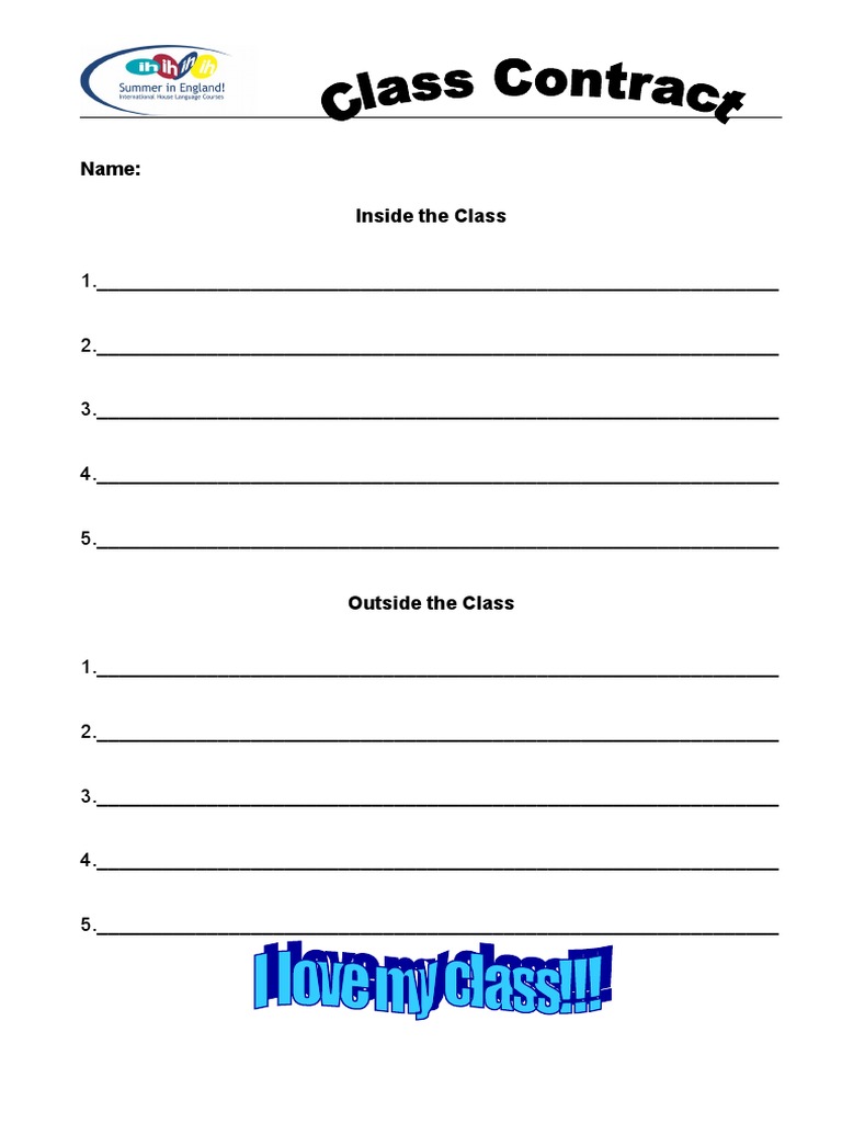 Class Contract | PDF